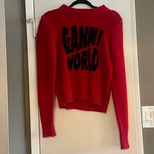 Ganni world sweater